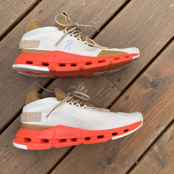 On Running Cloudnovq Pearl Flame size 7 - Picture 8 of 9